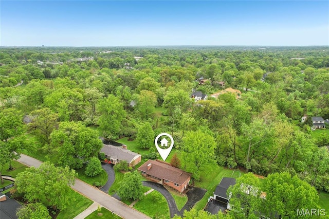 18 Spoede Hills Dr, Saint Louis, MO 63141 - aerial view of a forest
