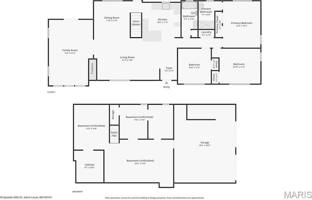 18 Spoede Hills Dr, Saint Louis, MO 63141 - room layout