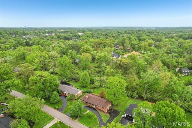 18 Spoede Hills Dr, Saint Louis, MO 63141 - bird's eye view of a forest