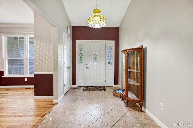 1587 Paradise Valley Dr, High Ridge, MO 63049 - foyer entrance featuring light tile patterned floors