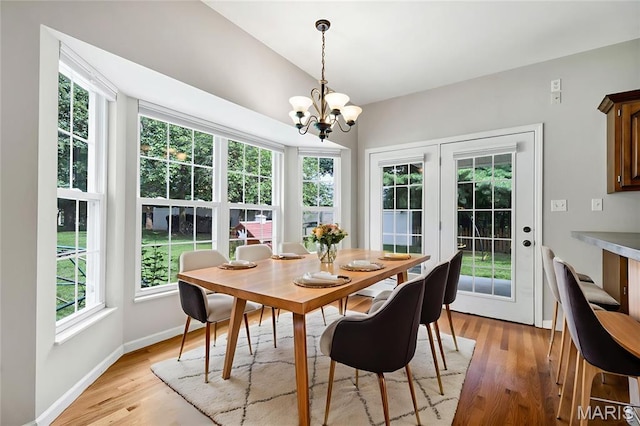 1587 Paradise Valley Dr, High Ridge, MO 63049 - dining space featuring a chandelier and light wood finished floors