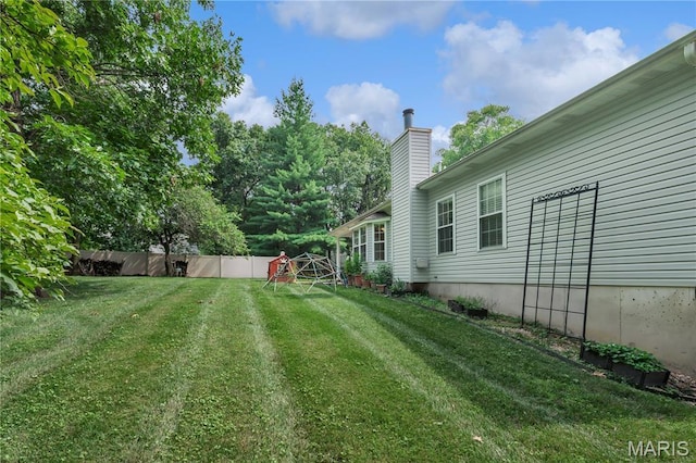 1587 Paradise Valley Dr, High Ridge, MO 63049 - view of fenced backyard
