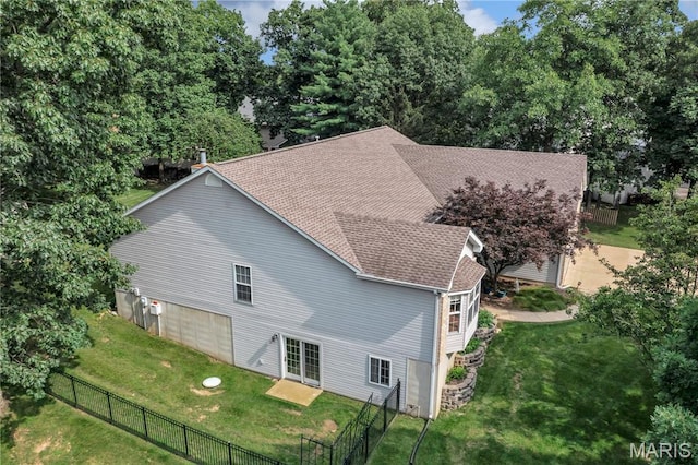 1587 Paradise Valley Dr, High Ridge, MO 63049 - view from above of property