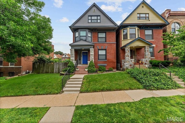 3647 Mcree Ave, Saint Louis, MO 63110 - view of front of house with brick siding