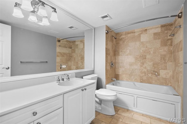900 S Hanley Rd Unit 7B, Saint Louis, MO 63105 - bathroom with toilet,  shower combination, and vanity