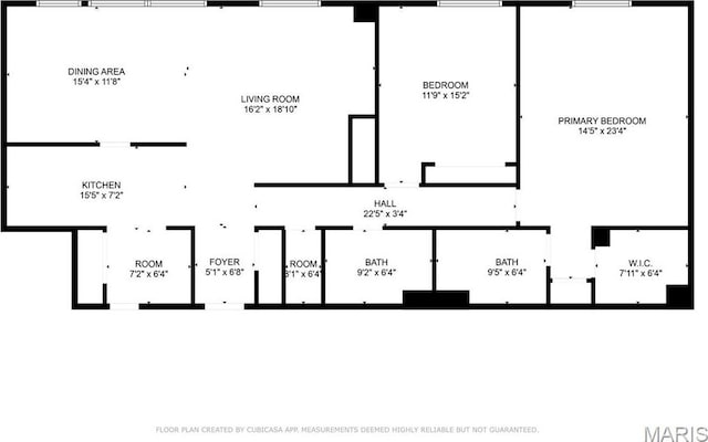 900 S Hanley Rd Unit 7B, Saint Louis, MO 63105 - floor plan / room layout