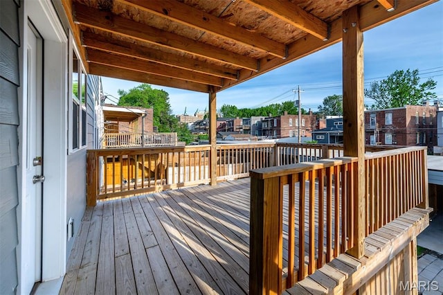3327 Park Ave, Saint Louis, MO 63104 - view of wooden terrace