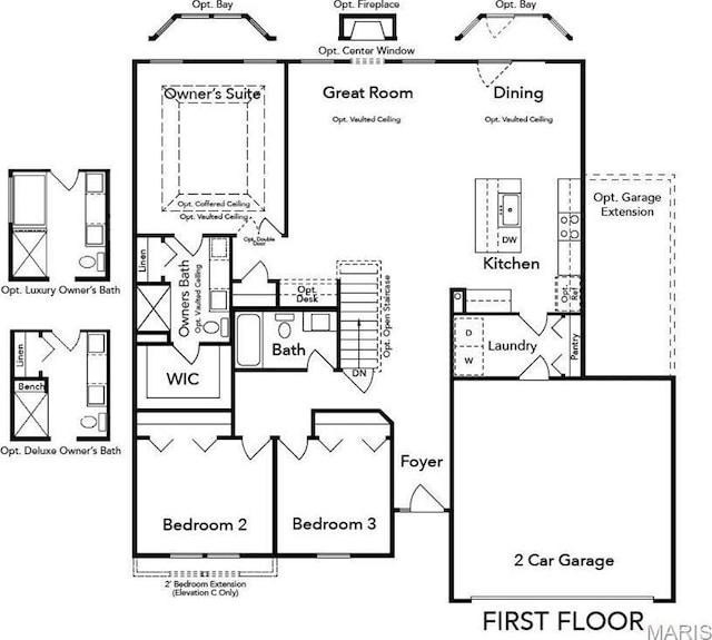 4609 Siesta Dr, Imperial, MO 63052 - view of home floor plan