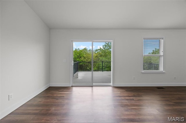 764 Red Clover Dr, Cedar Hill, MO 63016 - spare room featuring wood finished floors and baseboards