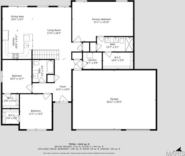 764 Red Clover Dr, Cedar Hill, MO 63016 - room layout