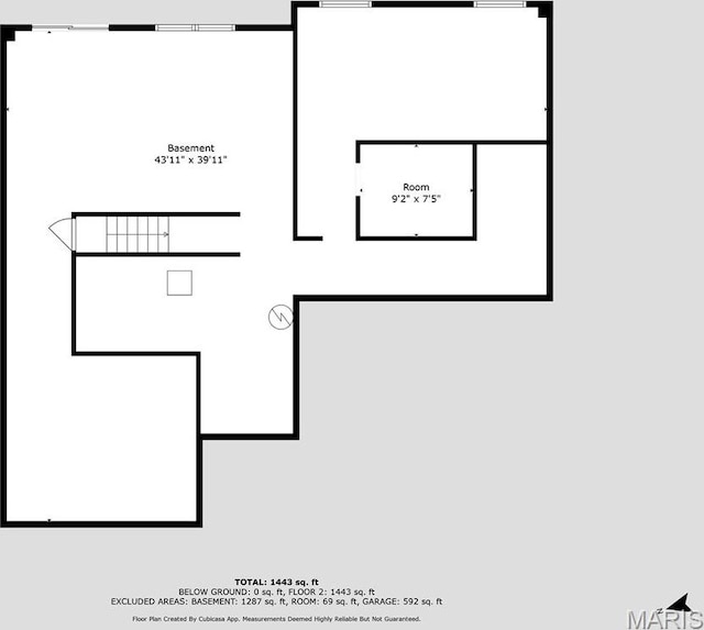 764 Red Clover Dr, Cedar Hill, MO 63016 - floor plan / room layout