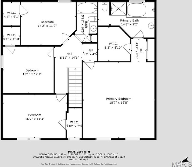 6144 Misty Meadow Dr, House Springs, MO 63051 - view of floor plan / room layout