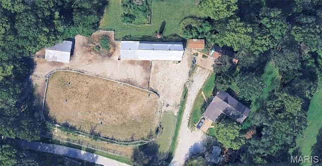5501 Dober Ln, Saint Louis, MO 63129 - aerial view of property's location