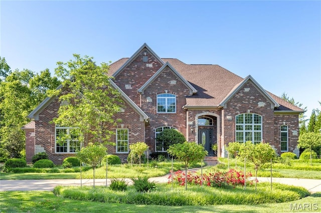 13815 Clayton Rd, Chesterfield, MO 63017 - traditional home with brick siding