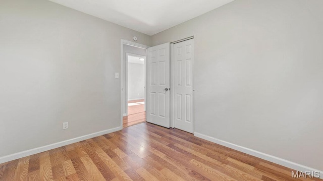 939 Vosholl Ave, Warrenton, MO 63383 - spare room with baseboards and light wood-type flooring