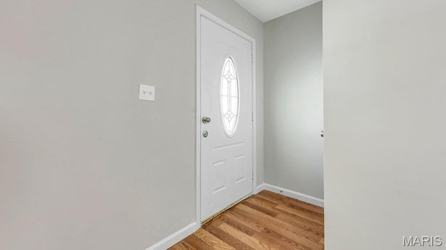 939 Vosholl Ave, Warrenton, MO 63383 - foyer entrance with baseboards and light wood-style flooring