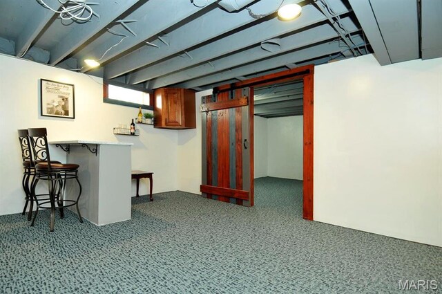 7051 Lansdowne Ave, Saint Louis, MO 63109 - below grade area with light colored carpet
