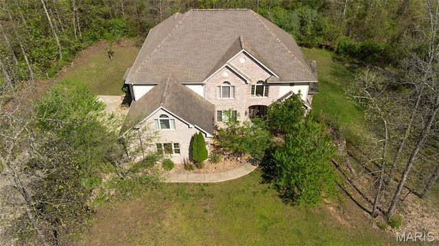 view of subject property