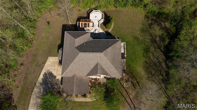 view of subject property