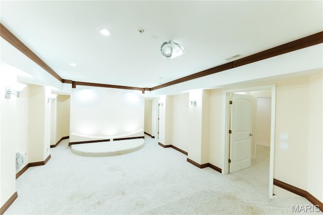 1025 Cobblestone Dr, Rolla, MO 65401 - unfurnished room featuring carpet floors, baseboards, and ornamental molding