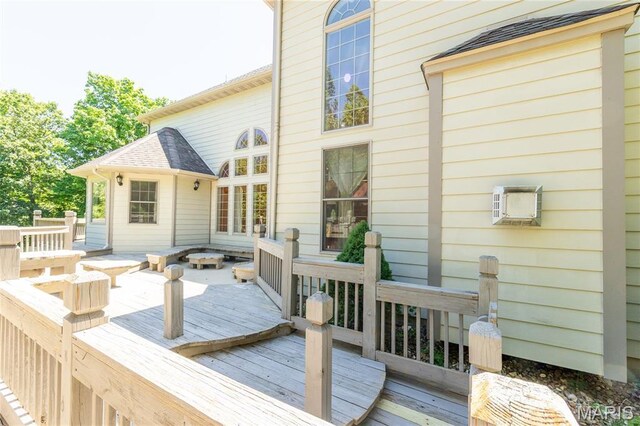 1025 Cobblestone Dr, Rolla, MO 65401 - deck with a fire pit