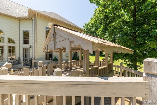 1025 Cobblestone Dr, Rolla, MO 65401 - view of wooden terrace