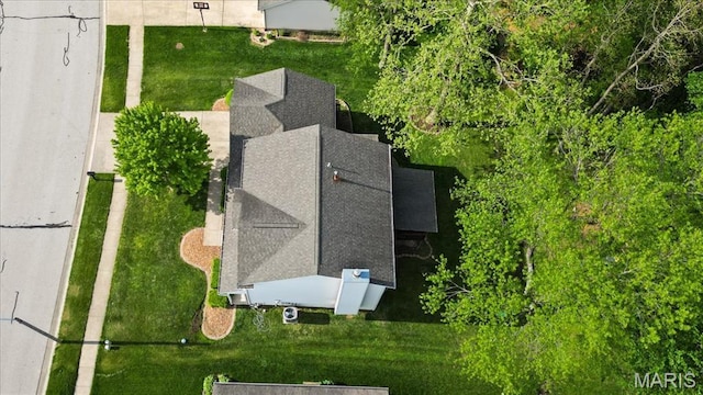 1138 Illini Dr, Ofallon, IL 62269 - view from above of property