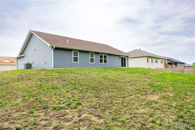 159 Mesa Dr, Waynesville, MO 65583 - back of house featuring central AC