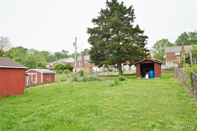 9969 Lark Ave, Saint Louis, MO 63125 - view of yard with a storage shed
