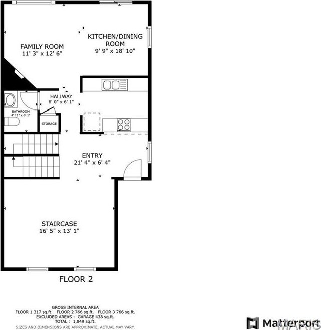 1040 Carroll St Unit 6, Saint Louis, MO 63104 - property floor plan