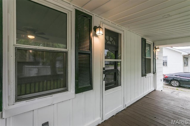 514 Hamilton Ave, Wood River, IL 62095 - wooden terrace featuring a porch
