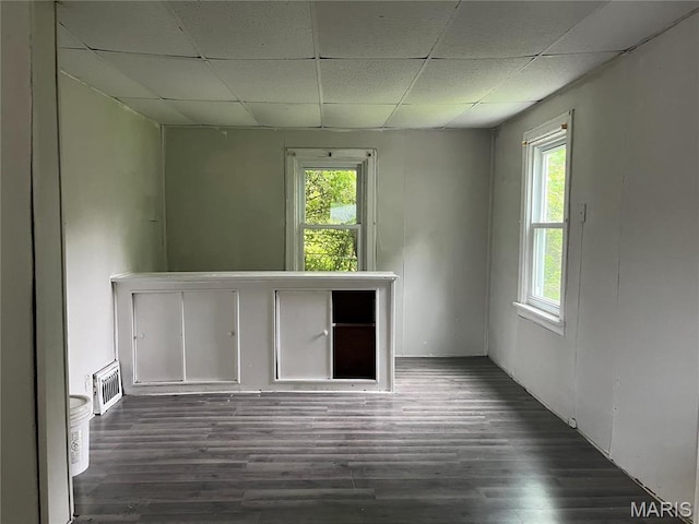 2123 Rosebud Ave, Hillsdale, MO 63121 - spare room with a paneled ceiling and wood finished floors