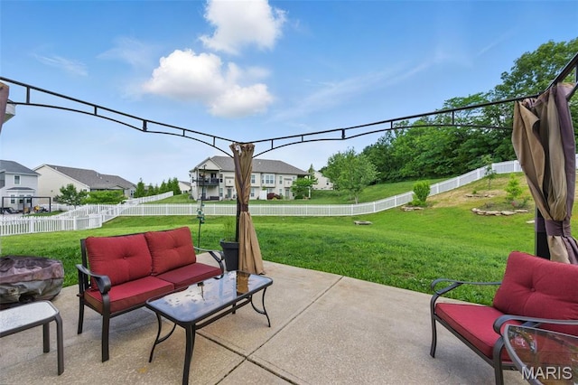65 Snowberry Ridge Ct, Ofallon, MO 63366 - view of patio / terrace with an outdoor hangout area