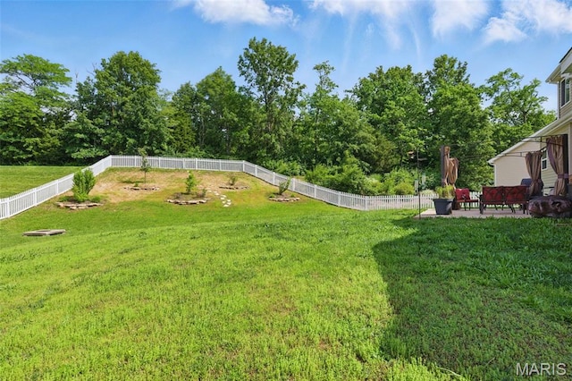65 Snowberry Ridge Ct, Ofallon, MO 63366 - view of yard featuring a patio