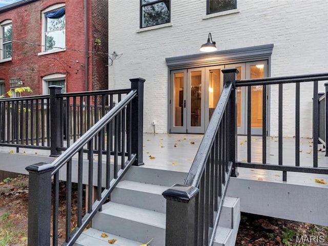 2907 S Kingshighway Blvd, Saint Louis, MO 63139 - view of exterior entry with brick siding and french doors