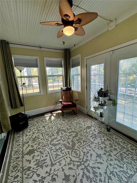 149 N Elizabeth Ave, Saint Louis, MO 63135 - sunroom with healthy amount of natural light