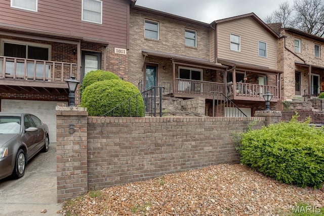 1811 Ramada Blvd Unit 6, Collinsville, IL 62234 - multi unit property with brick siding and stairway