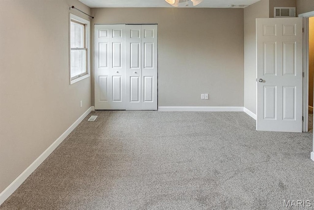 1811 Ramada Blvd Unit 6, Collinsville, IL 62234 - unfurnished bedroom with carpet, baseboards, and a closet