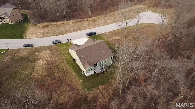 view of subject property
