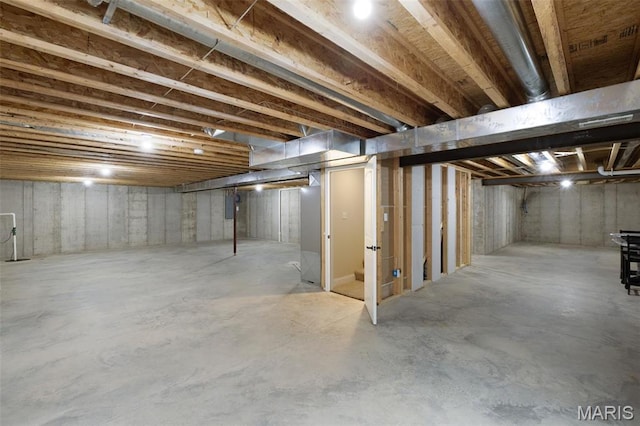 433 Cherry Creek Ln, Farmington, MO 63640 - view of unfinished below grade area