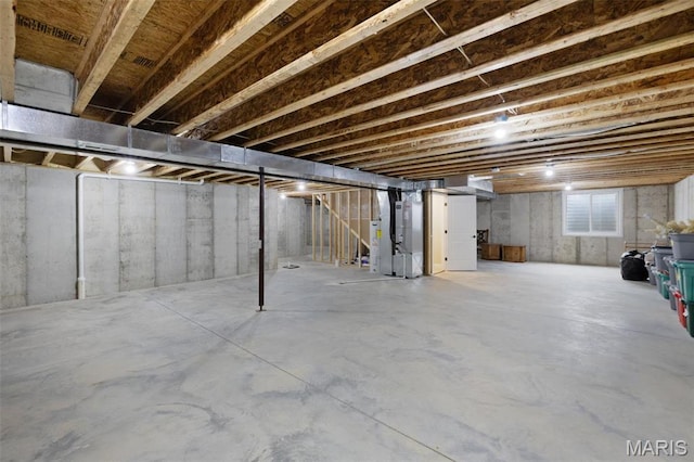 433 Cherry Creek Ln, Farmington, MO 63640 - below grade area featuring heating unit