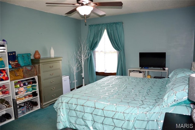 258 Hideaway Trl, Eureka, MO 63025 - carpeted bedroom featuring a ceiling fan