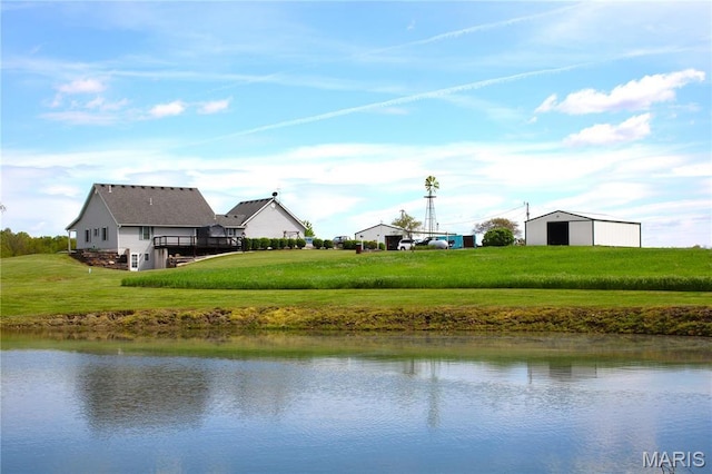 16255 Monroe Rd Unit 875, Paris, MO 65275 - water view with a pole building