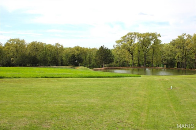16255 Monroe Rd Unit 875, Paris, MO 65275 - view of property's community featuring a water view, a lawn, and a view of trees