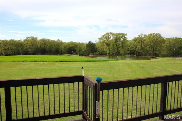 16255 Monroe Rd Unit 875, Paris, MO 65275 - view of green lawn featuring a water view
