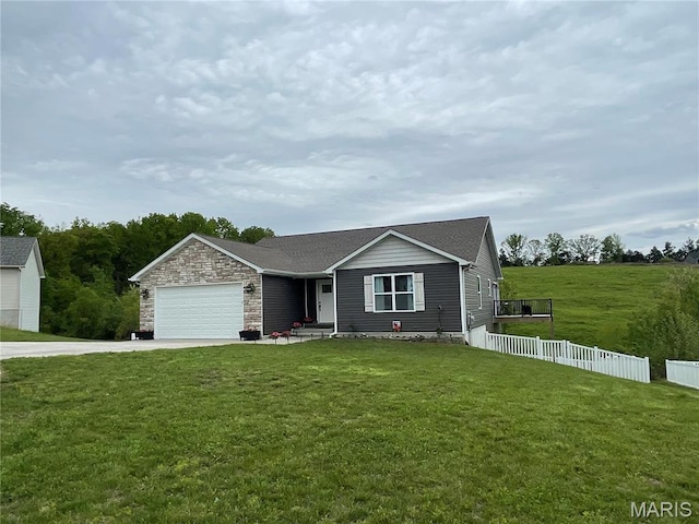 210 Boardwalk Ct, Union, MO 63084 - view of front of home with driveway and a garage