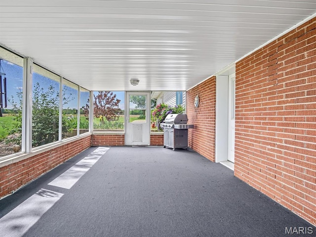 10804 Campbell Rd, Coulterville, IL 62237 - unfurnished sunroom featuring plenty of natural light
