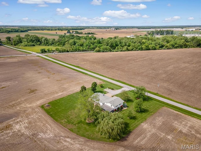 10804 Campbell Rd, Coulterville, IL 62237 - aerial view of sparsely populated area