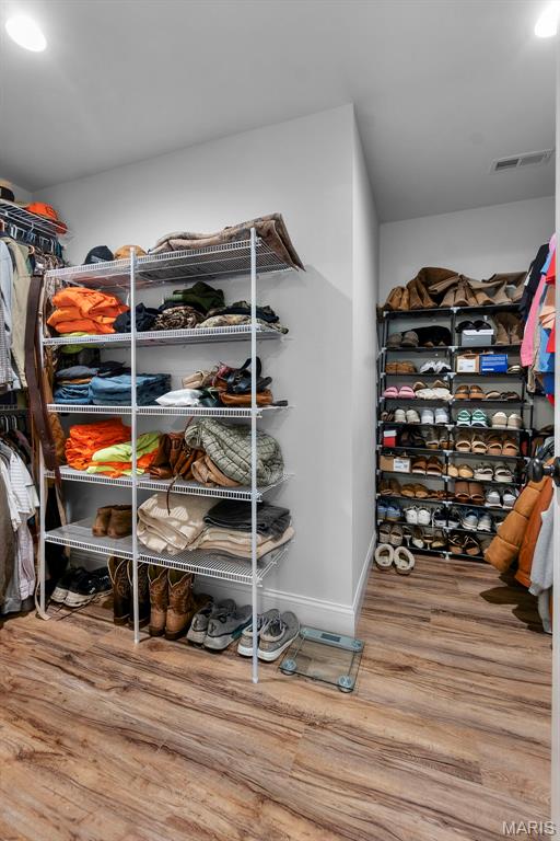1111 Tulach Ard Ct, Jackson, MO 63755 - spacious closet with wood finished floors