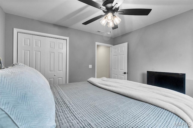 1111 Tulach Ard Ct, Jackson, MO 63755 - bedroom with a closet and ceiling fan